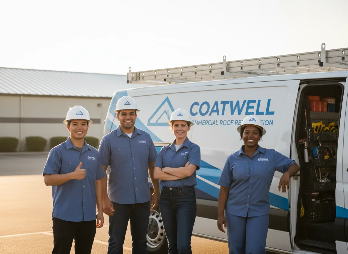 Commercial roof coating company in Geary, OK
